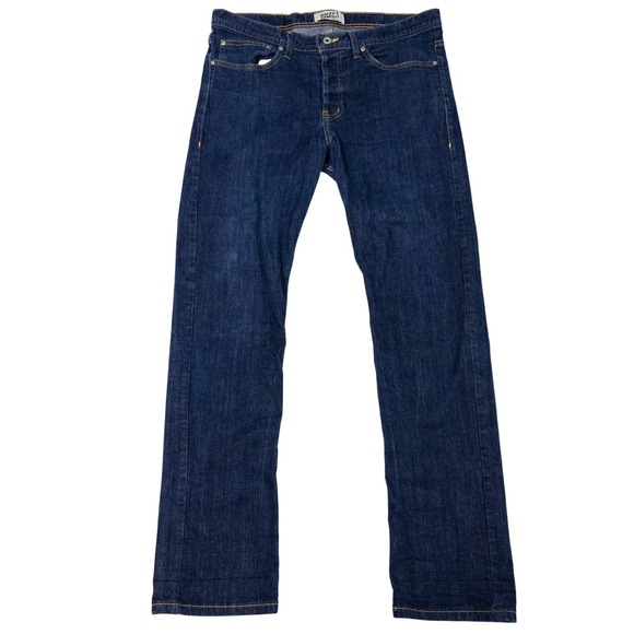 Naked & Famous Weird Guy Jeans Mens Size 36 Indigo Stretch Denim Button Fly - Picture 1 of 8